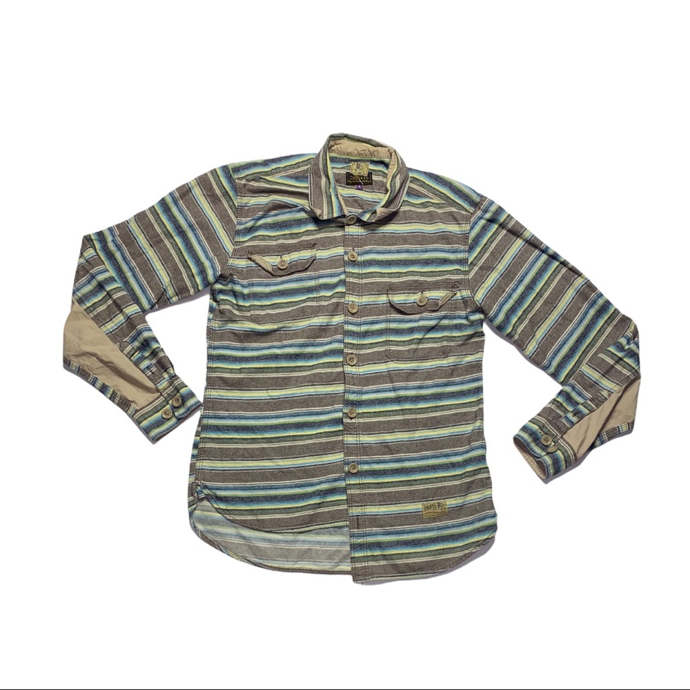 Goods & Co PRPS STRIPED BUTTON UP